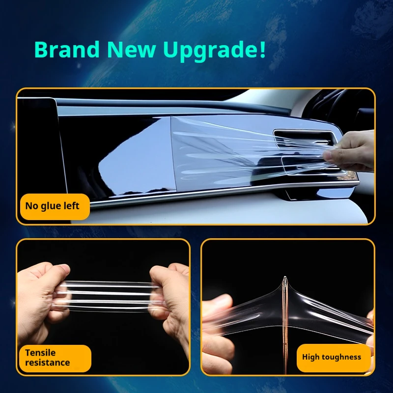 for lexus rx 2025 tpu transparent anti scratch car interior film sticker gear panel & center console protection for lexus rx 2025 tpu transparent anti scratch car interior film sticker gear panel & center console protection