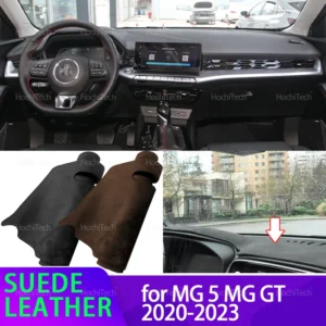 suede leather dashmat dashboard cover pad dash mat car accessories sunshades for mg 5 mg5 mg gt 2020 2023 interior accessories