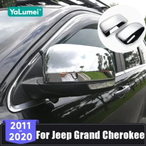 for jeep grand cherokee wk2 2011 2012 2013 2014 2015 2016 2017 2018 2019 2020 car rearview mirror cap wing mirror trim cover