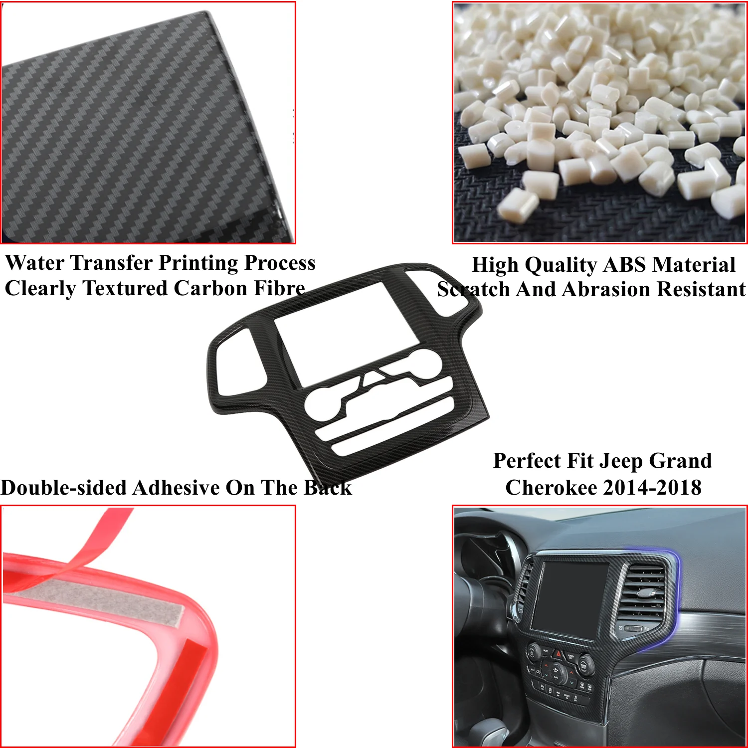 car center console navigation panel decoration cover trim for jeep grand cherokee 2014 2015 2016 2017 2018 interior car center console navigation panel decoration cover trim for jeep grand cherokee 2014 2015 2016 2017 2018 interior