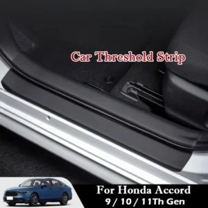 car threshold strip protective stickers door trunk scratch trampling resistant stickers for honda accord 9/10/11th gen 2014 2025