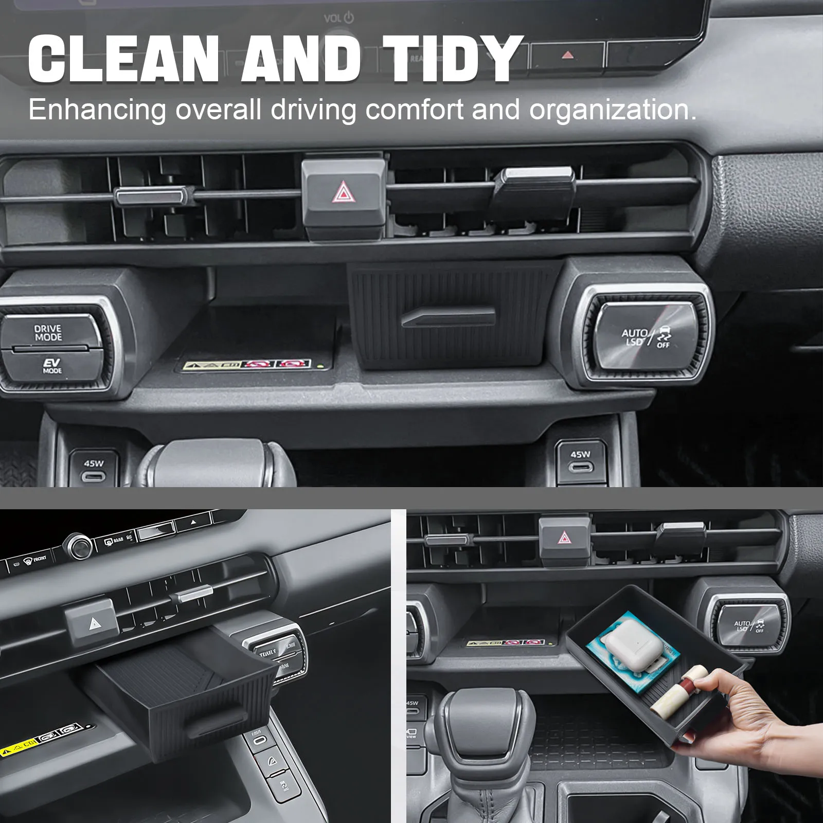 center console drawer hidden coin storage box tray for 2026 toyota rav4/rav 4 interior coin drawer storage organizer center console drawer hidden coin storage box tray for 2026 toyota rav4/rav 4 interior coin drawer storage organizer