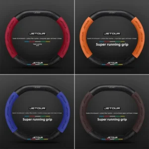 for chery jetour t2 traveler leather car steering wheel cover auto car interior accessories