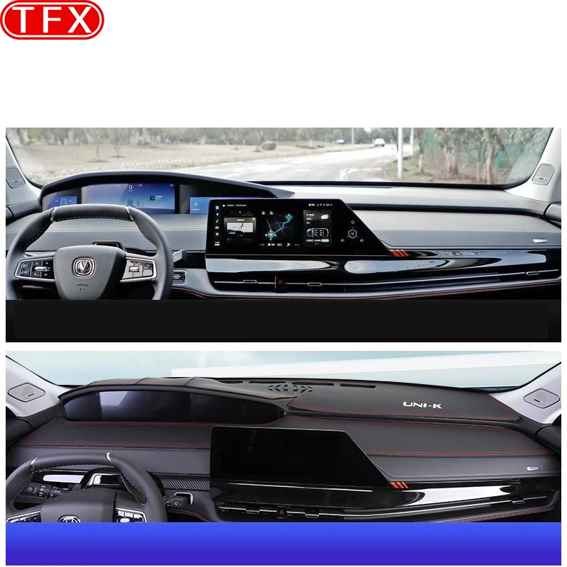 car flannel slip anti uv mat dashboard cover pad dashmat sun shade carpet for changan uni k unik 2021 2022 2023 car flannel slip anti uv mat dashboard cover pad dashmat sun shade carpet for changan uni k unik 2021 2022 2023