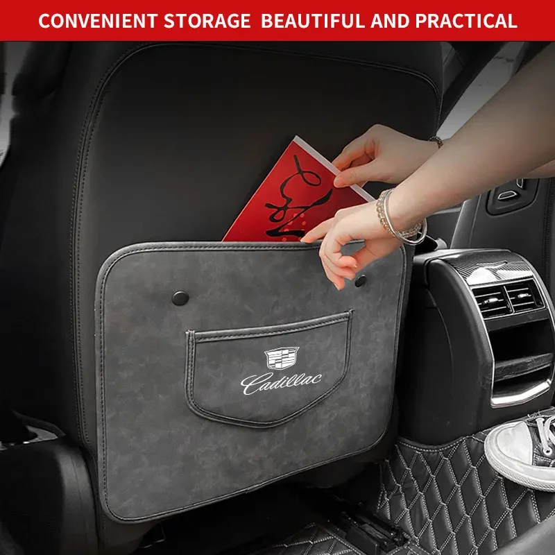 car seat backrest anti kick pad protector mat storage bag for cadillac ats bls ct4 ct6 cts escalade sts xlr xt4 xt5 xts sls car seat backrest anti kick pad protector mat storage bag for cadillac ats bls ct4 ct6 cts escalade sts xlr xt4 xt5 xts sls