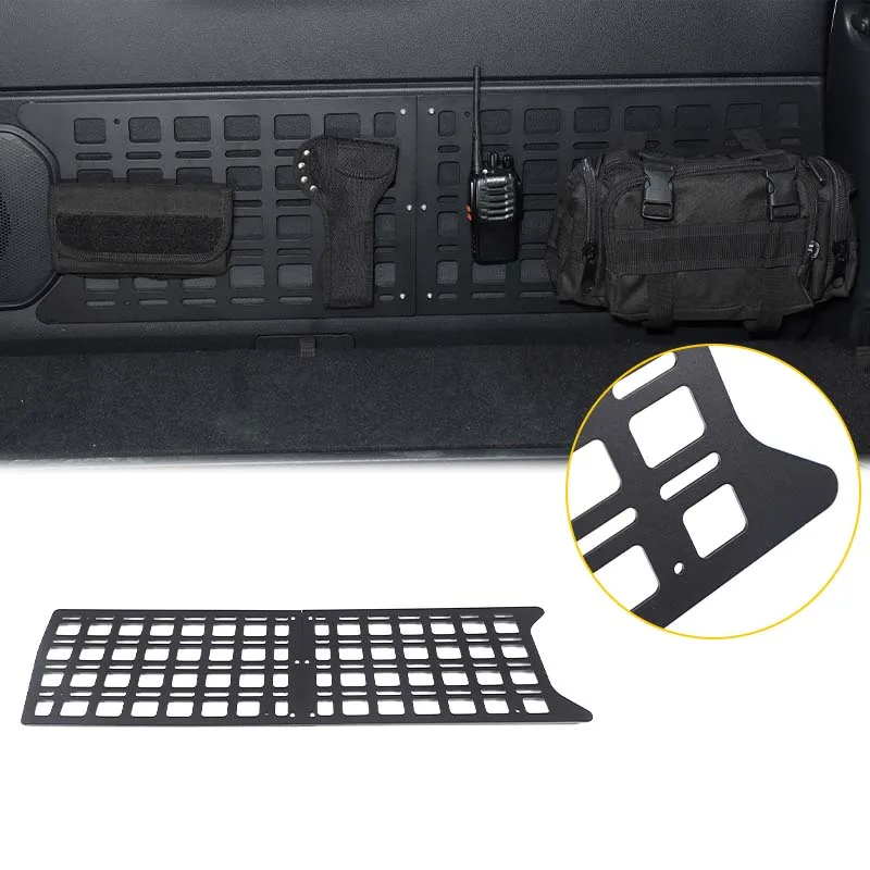 for toyota land cruiser prado 250 lc250 2024+ aluminum alloy black car tailgate expansion storage panel car interior accessories for toyota land cruiser prado 250 lc250 2024+ aluminum alloy black car tailgate expansion storage panel car interior accessories