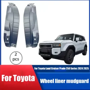 wheel lining mudguard plastic material mud and sand blocking for toyota land cruiser prado 250 series 2024 2025
