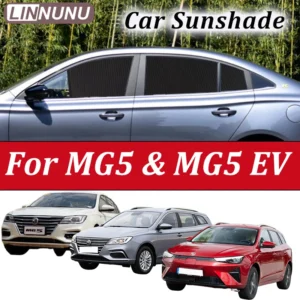 linnunu for mg5 sw ev ep es magnetic car sunshade window curtain mesh block sunlight uv protection privacy interior accessories