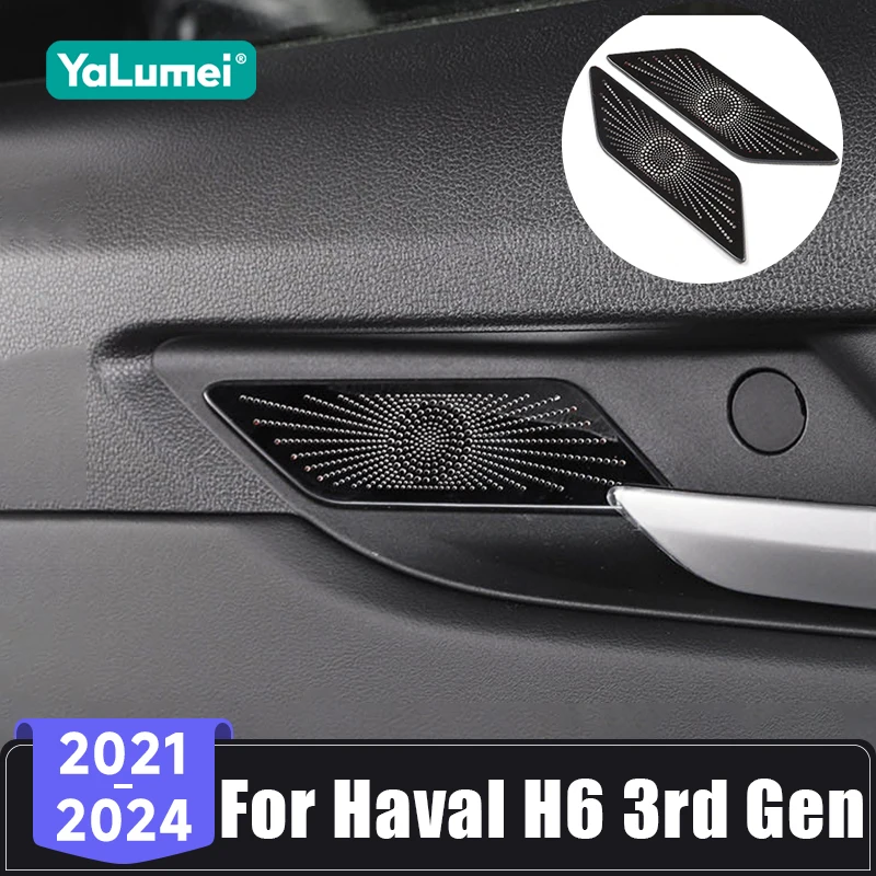 for haval h6 3rd gen gt dht phev 2021 2022 2023 2024 car inner rear door handle audio horn hood speaker trim cover accessories for haval h6 3rd gen gt dht phev 2021 2022 2023 2024 car inner rear door handle audio horn hood speaker trim cover accessories