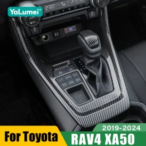 for toyota rav4 xa50 2019 2020 2021 2022 2023 2024 rav 4 hybrid car central console gear shift knob panel cover trim lhd rhd