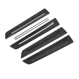 weizhida for honda civic 11th gen 2022 2025 abs carbon fiber car inner door panel strip cover trim interior car accessories