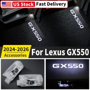 for 2024 2025 2026 lexus gx550 gx 550 hd car door projector logo welcome light lamp abs replacement installation accessories