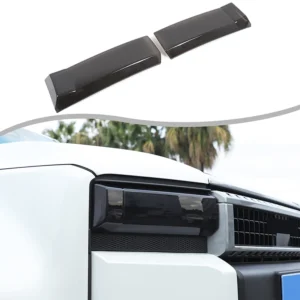 for toyota land cruiser prado 250 lc250 2024 2025 abs car headlight decorative cover sticker car exterior protection accessories
