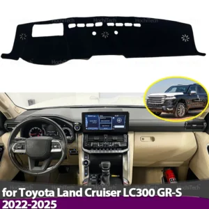 for toyota land cruiser 300 lc300 zx vx gr s 2022 2025 car dashboard cover avoid light pad instrument platform cover mat carpet