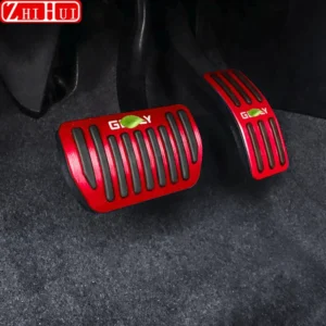 for geely atlas ii 2024 2025 starray 2023 car styling gas brake panel cover sticker aluminium alloy cover stickers accessories