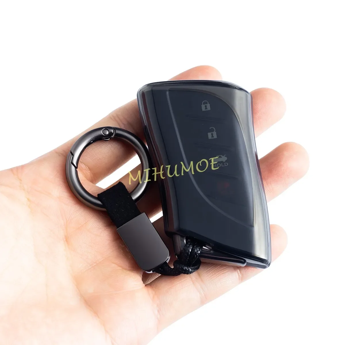 for lexus es nx rx rz ux tx lc lx lm ls 250 300 350 450 500 black transparent car key fob case cover keychain for lexus es nx rx rz ux tx lc lx lm ls 250 300 350 450 500 black transparent car key fob case cover keychain