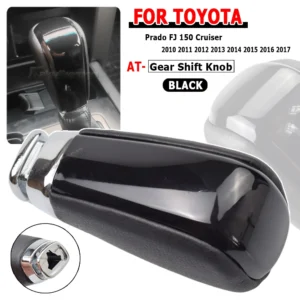 automatic transmission gear shift knob for toyota prado fj 150 cruiser 2010 2011 2012 2013 2014 2017 car styling accessories