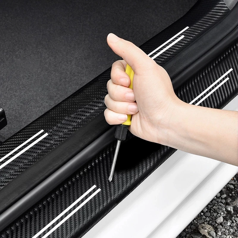 car door sills scuff plate threshold protector interior imitation carbon fiber sticker for geely monjaro 2023 2025 car door sills scuff plate threshold protector interior imitation carbon fiber sticker for geely monjaro 2023 2025