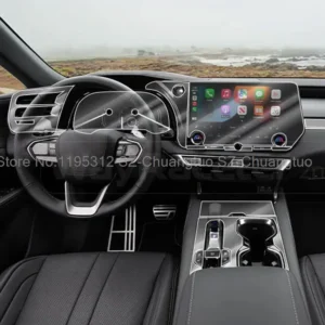 tpu screen protector film for lexus rx 350 450 500h(2023)car gps navigation protective lcd anti scratch interior film