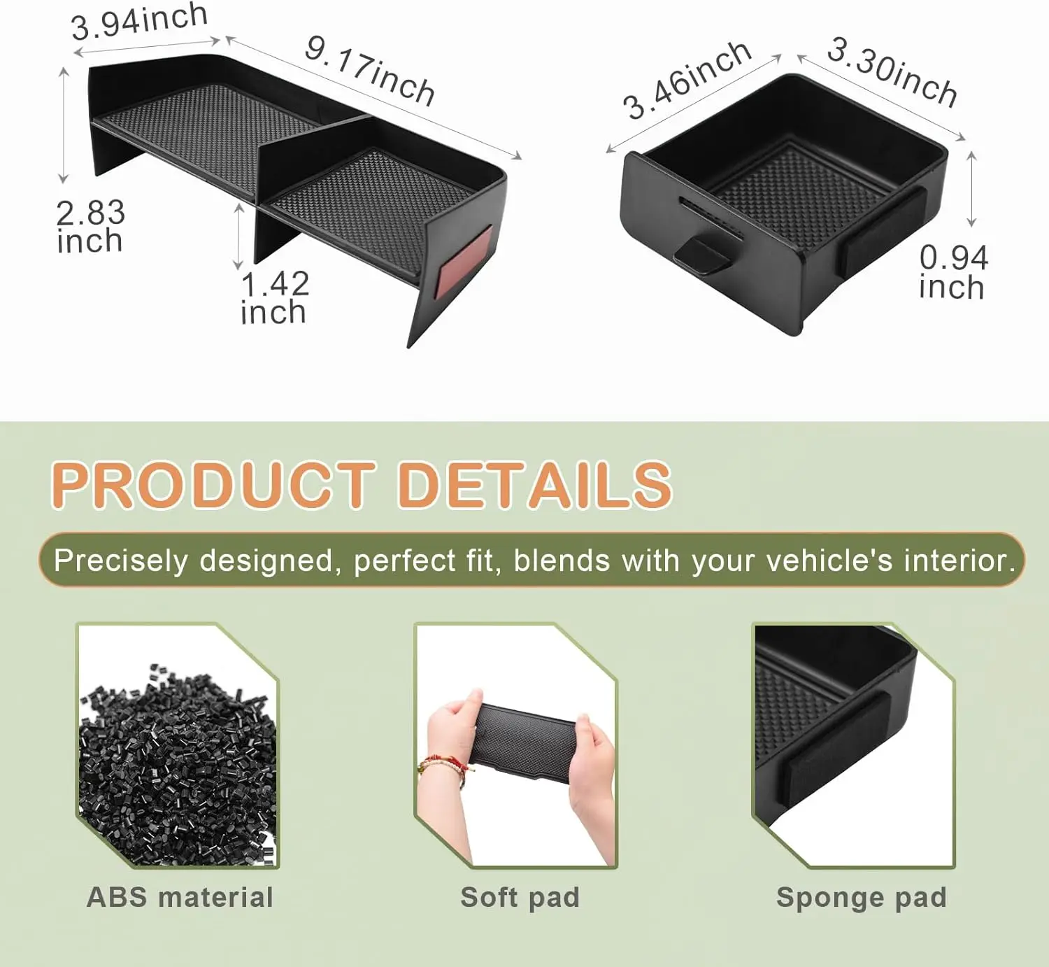 2pcs center console organizer for honda pilot 2023 2025/2026 passport interior , middle glove box hidden armrest box 2pcs center console organizer for honda pilot 2023 2025/2026 passport interior , middle glove box hidden armrest box
