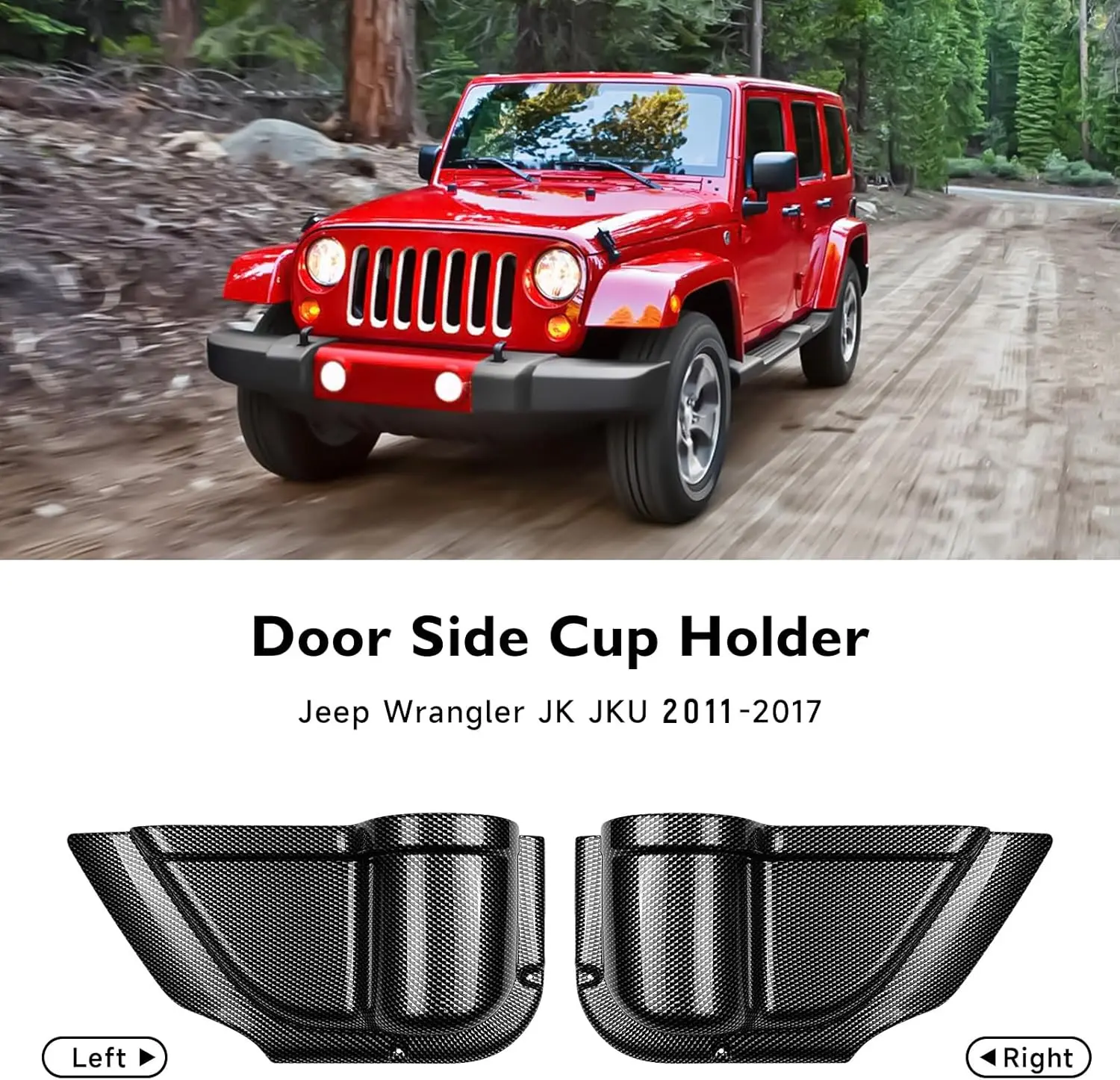for jeep wrangler jl jlu unlimited sport sahara rubincon 2018 2025 cup holder storage box plastic door side insert for jeep wrangler jl jlu unlimited sport sahara rubincon 2018 2025 cup holder storage box plastic door side insert