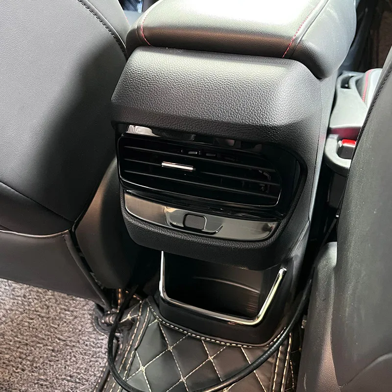 for mg5 mg gt 2022 2023 2024 car rear armrest air outlet trim strip cover interior modification sticker auto product for mg5 mg gt 2022 2023 2024 car rear armrest air outlet trim strip cover interior modification sticker auto product