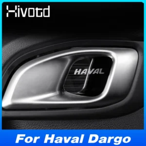 for haval dargo 2023 car interior styling accessories stainless steel inner door handle bowl cover stickers decoration part
