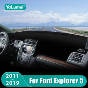 for ford explorer 5 2011 2012 2013 2014 2015 2016 2017 2018 2019 car dashboard mat sun shade non slip cover accessories 