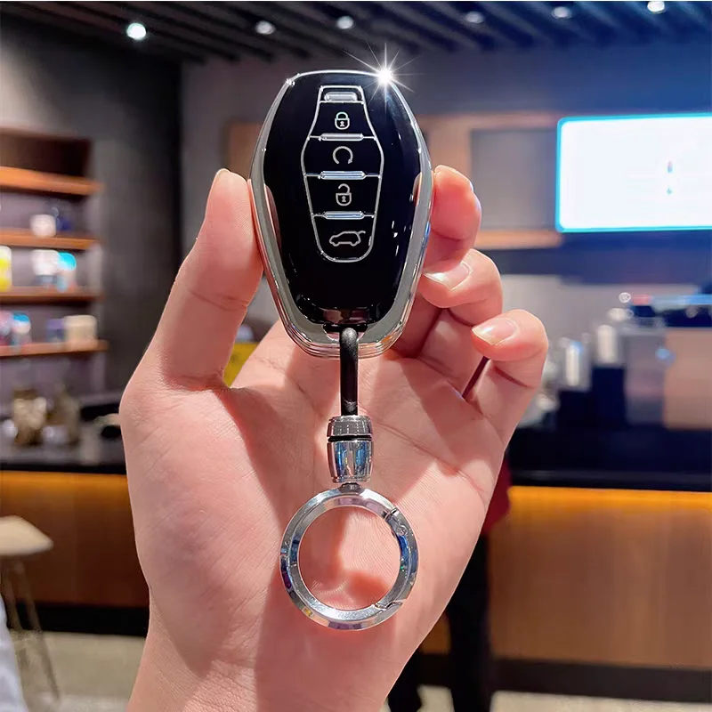 for jetour x70 plus 2025 2026 car key case keychain remote protection cover shell housing ring holder fob for jetour x70 plus 2025 2026 car key case keychain remote protection cover shell housing ring holder fob