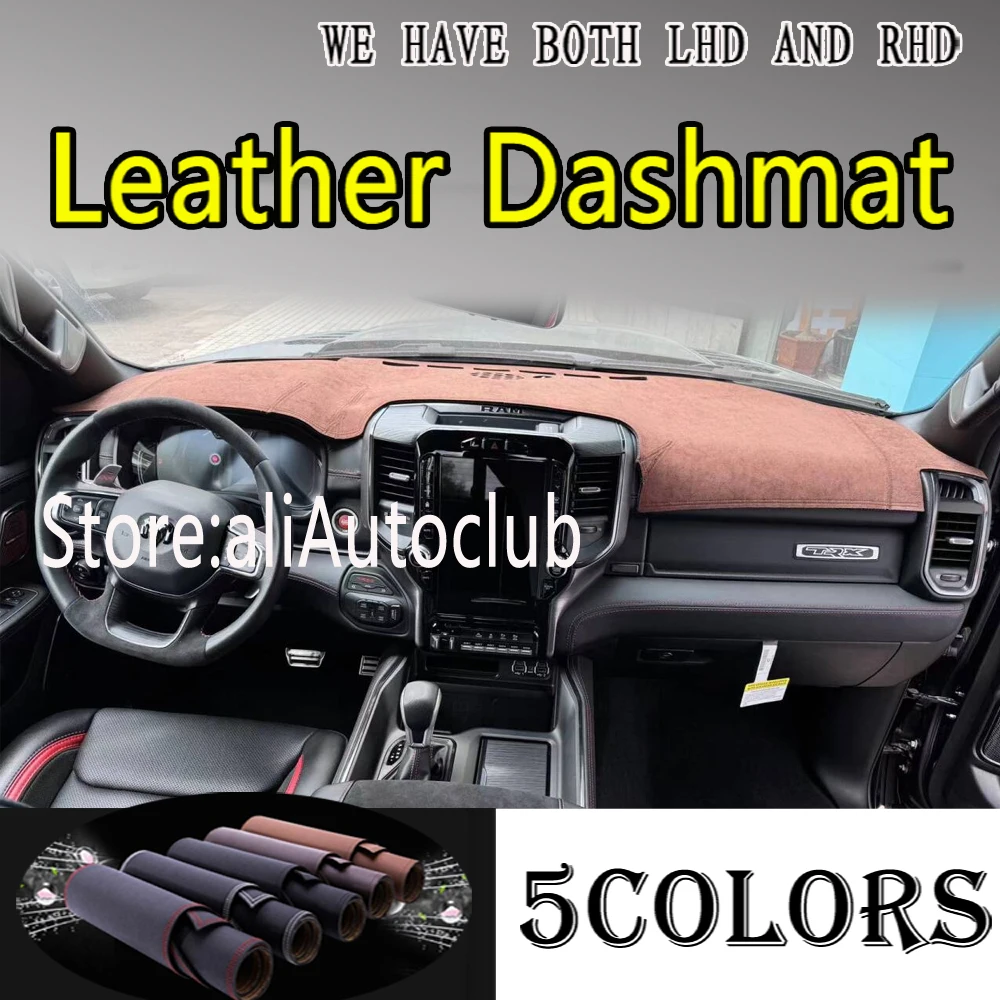 pu leather dashmat dashboard cover pad dash mat car accessories for dodge ram trucks 1500 2500 3500 pick up dt 2019 2025 2024 pu leather dashmat dashboard cover pad dash mat car accessories for dodge ram trucks 1500 2500 3500 pick up dt 2019 2025 2024