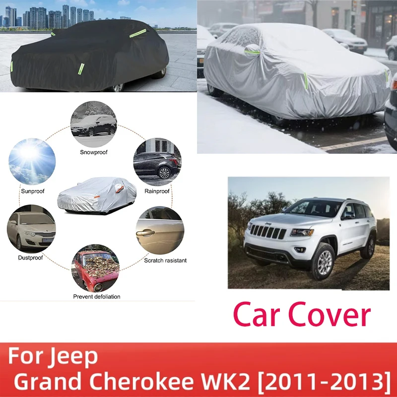 for jeep grand cherokee wk2 2011 2013 full car covers outdoor sun anti uv rain snow dust protection oxford cloth accessories for jeep grand cherokee wk2 2011 2013 full car covers outdoor sun anti uv rain snow dust protection oxford cloth accessories