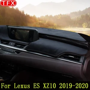 flannel car dashboard cover pad for lexus es es300 es330 es350 es300h 2019 2020 xz10 anti slip mat sunshade dashmat accessories