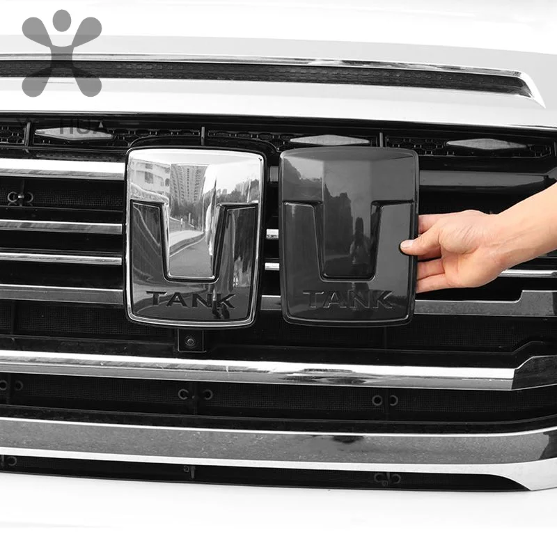for great wall gwm wey tank 500 tank 500 3d abs sticker car front emblem badge decals black badge logo emblem cover car styling for great wall gwm wey tank 500 tank 500 3d abs sticker car front emblem badge decals black badge logo emblem cover car styling