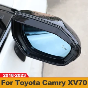 car rearview rain eyebrow guard cover side door mirror visor shield accessories for toyota camry 70 xv70 2018 2021 2022 2023