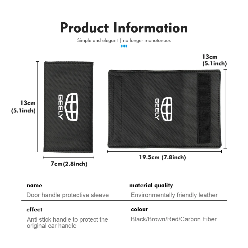 for geely car door handle cover anti slip protector manjaro coolray gx3 geometry c emgrand atlas tugella for geely car door handle cover anti slip protector manjaro coolray gx3 geometry c emgrand atlas tugella