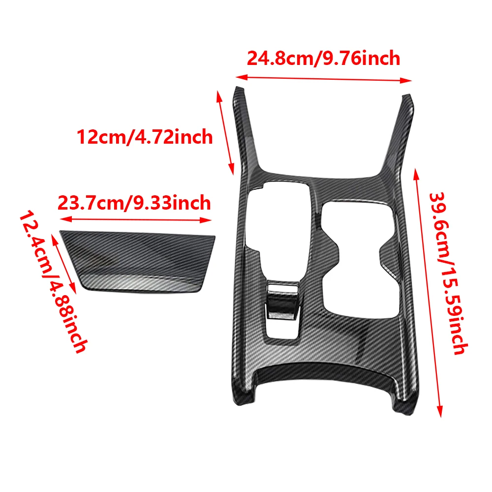 carbon fiber car center console gear shift panel cover frame sticker trim for honda accord 10th gen 2018 2022 (gas version) carbon fiber car center console gear shift panel cover frame sticker trim for honda accord 10th gen 2018 2022 (gas version)