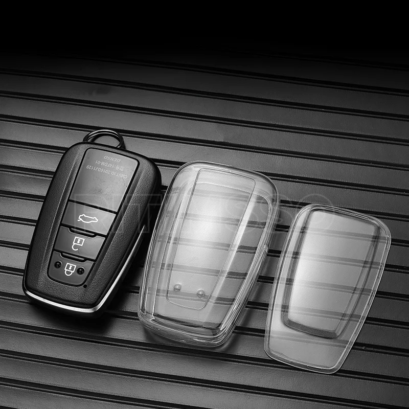 tpu car key cover for toyota corolla rav4 camry 70 prado rav 150 2 3 4 buttons key case holder shell 2019 2020 2021 tpu car key cover for toyota corolla rav4 camry 70 prado rav 150 2 3 4 buttons key case holder shell 2019 2020 2021