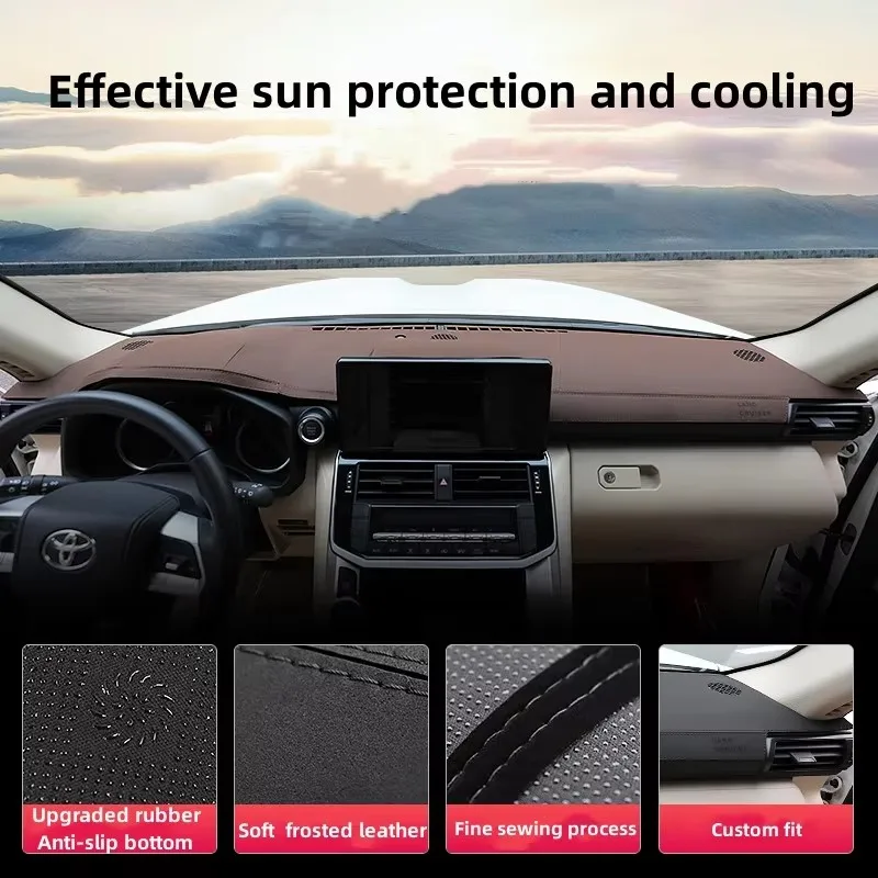 for toyota land cruiser lc300 2023 2024 front windshield shade cushion pad carpets platform desk cover mats car dashboard covers for toyota land cruiser lc300 2023 2024 front windshield shade cushion pad carpets platform desk cover mats car dashboard covers