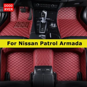 doodryer custom car floor mats for nissan patrol y61 y62 y63 armada auto carpets foot coche accessorie