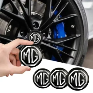 car wheel center hubcap badge protect sticker for morris garages motors mg zs gs mg5 6 mg3 350 parts tf hector hs accessories