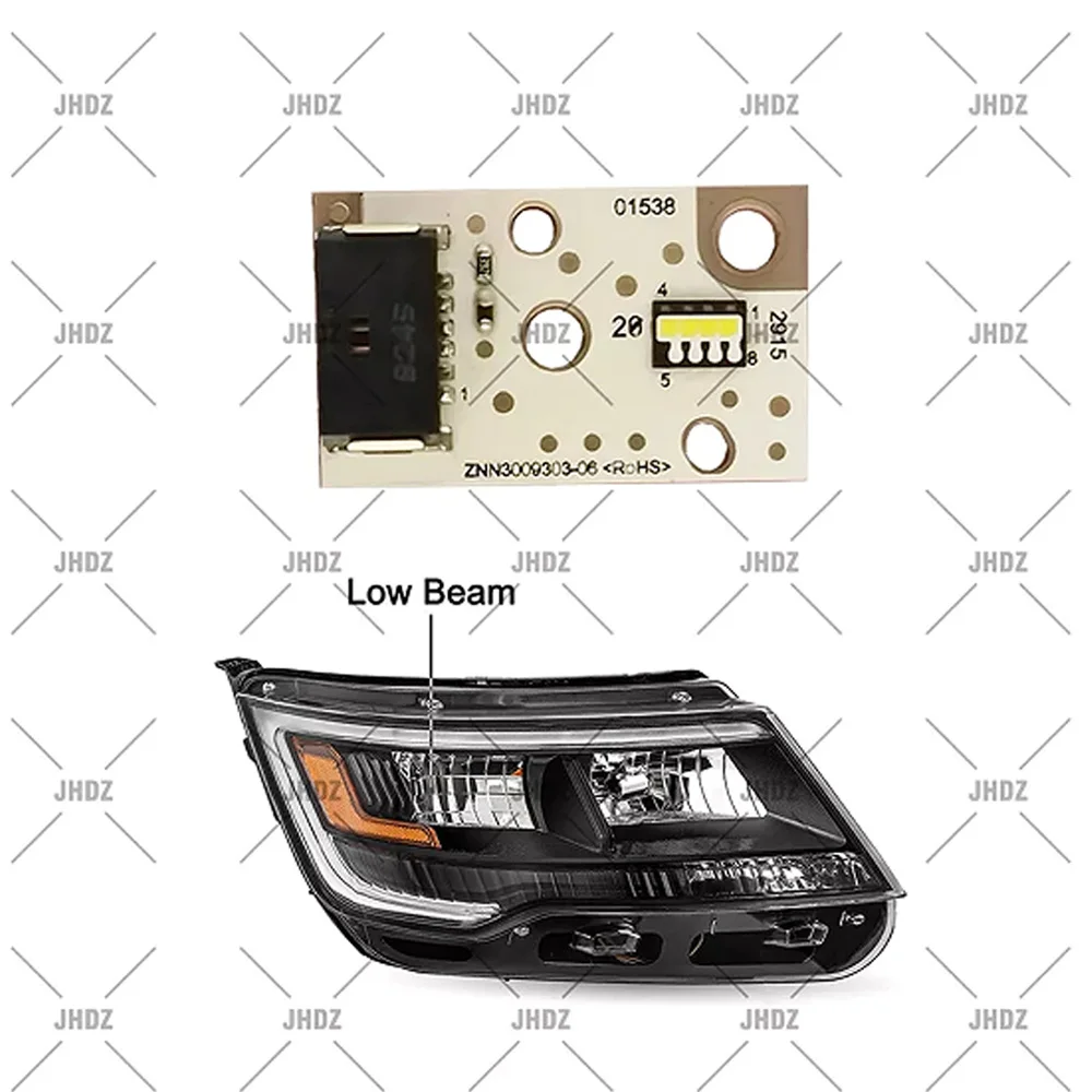for ford explorer 2016 2017 2018 led headlight low beam led boards left right side drl refit for ford explorer 2016 2017 2018 led headlight low beam led boards left right side drl refit