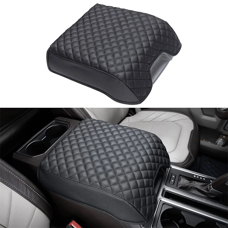 pu leather car armrest cushion center console cover for ford f150 2015 2020,f250 f350 f450 2017 2022,expedition 2018 2023 pu leather car armrest cushion center console cover for ford f150 2015 2020,f250 f350 f450 2017 2022,expedition 2018 2023