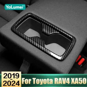 for toyota rav4 xa50 2019 2020 2021 2022 2023 2024 rav 4 hybrid car rear row seat water cup holder insert mug cover accessories