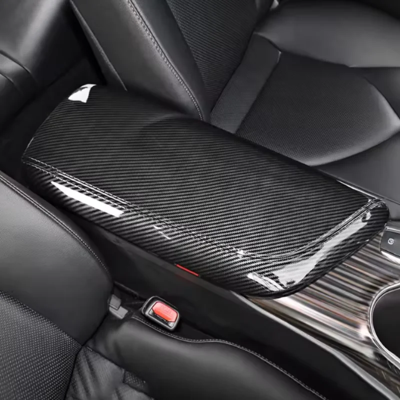 for toyota camry 70 xv70 2018 2023 abs car central armrest box cover case stickers decoration for toyota camry 70 xv70 2018 2023 abs car central armrest box cover case stickers decoration