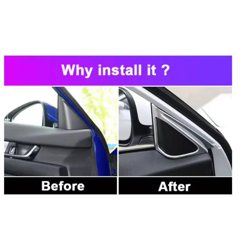 for honda accord 10th 2018 2022 abs front door window inner triangle a colum cover trim decoration for honda accord 10th 2018 2022 abs front door window inner triangle a colum cover trim decoration