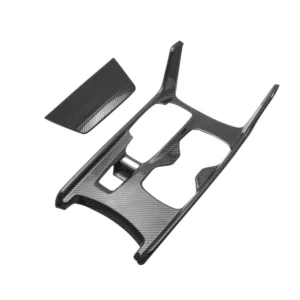 carbon fiber car center console gear shift panel cover frame sticker trim for honda accord 10th gen 2018 2022 (gas version)
