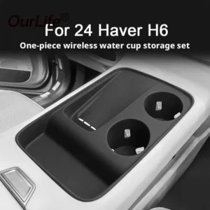 for haval h6 4rd gen 2026 2025 lhd car central control wireless charging silicone pad water cup holder pad interior accessories