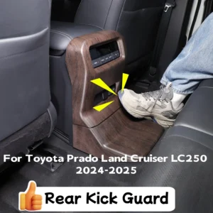 for toyota prado land cruiser 250 lc250 j250 2024 2025 rear air conditioning vent outlet cover anti kick cover car accessories