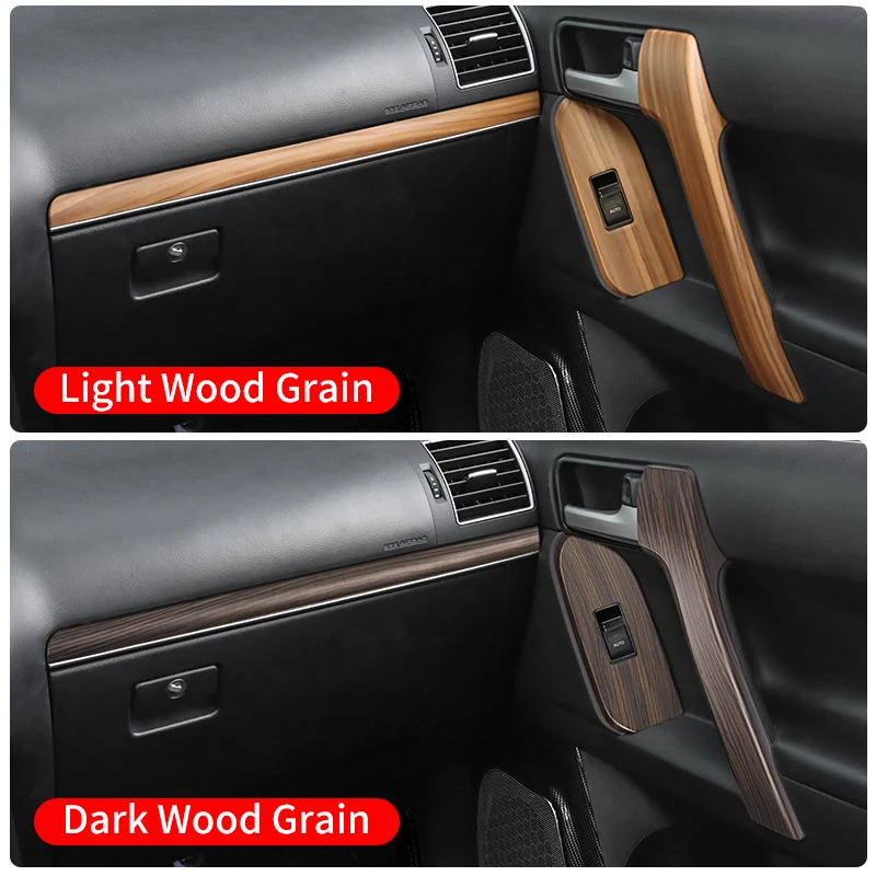 wood grain replacement armrest cover for toyota land cruiser prado 150 lc150 fj150 2010 2023 interior upgrade handle wood grain replacement armrest cover for toyota land cruiser prado 150 lc150 fj150 2010 2023 interior upgrade handle