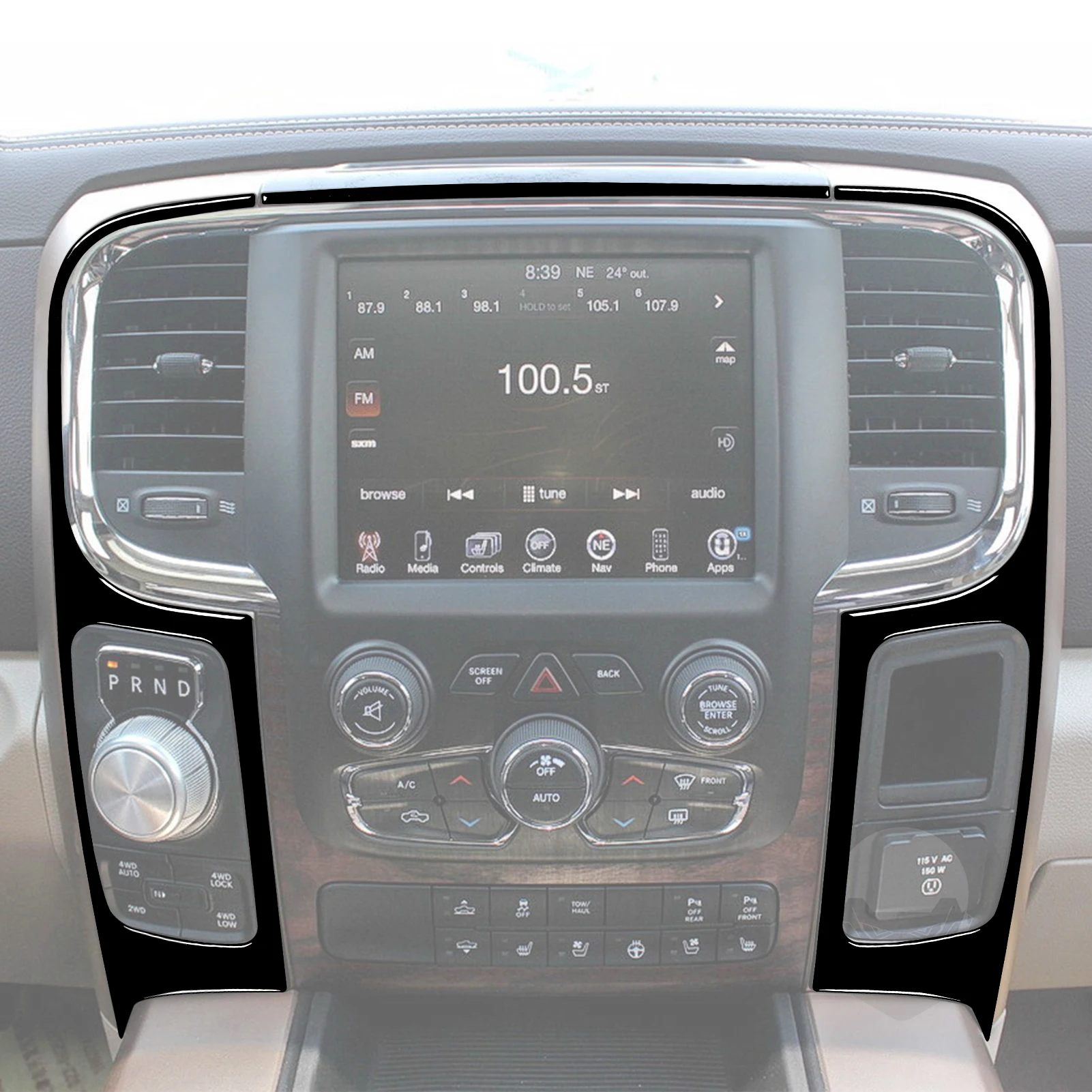 for dodge ram 1500 2013 2014 2015 carbon fiber car interior central air outlet surround trim sticker decoration lhd for dodge ram 1500 2013 2014 2015 carbon fiber car interior central air outlet surround trim sticker decoration lhd